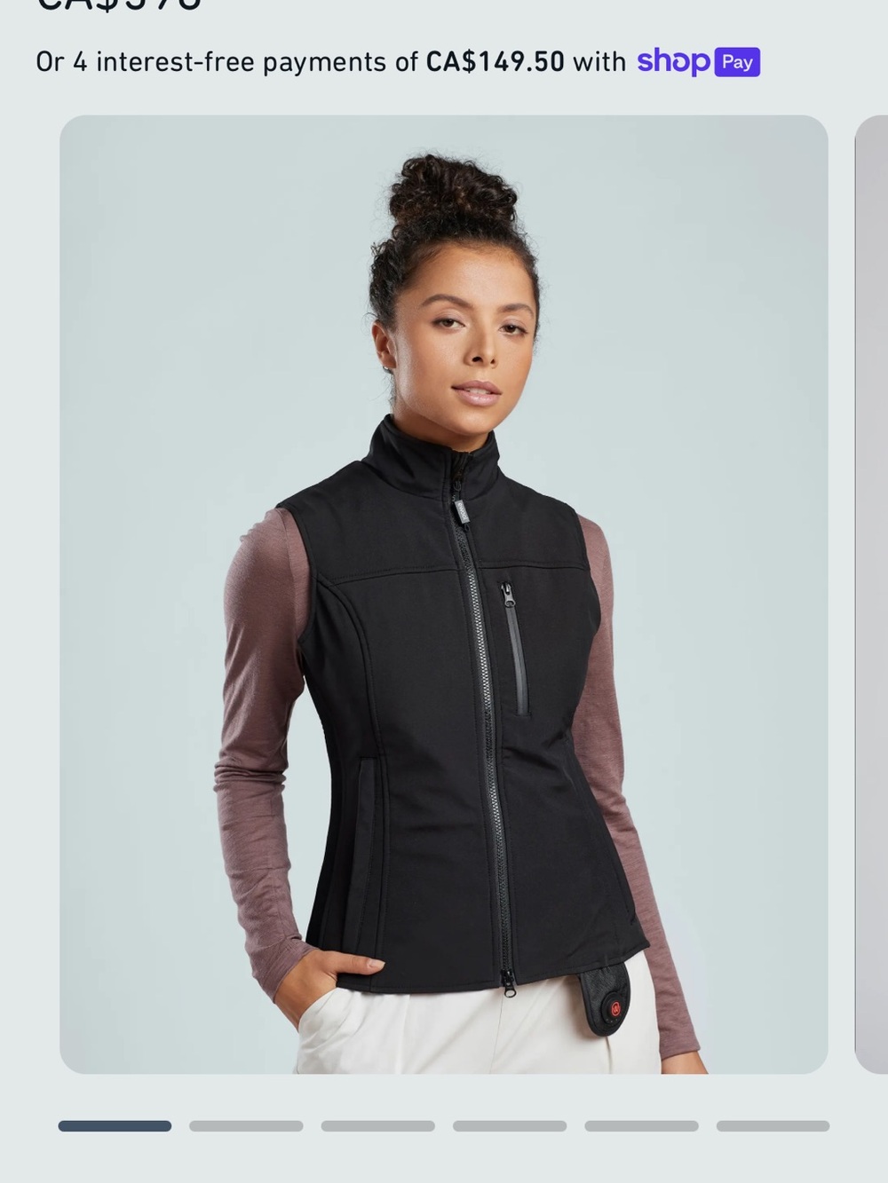 EWool PRO+ Women’s Heated Vest XS – Like New, Full Set